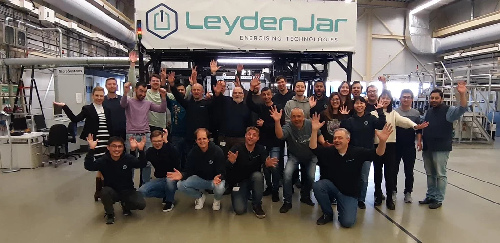 Photo of the Leyden Jar team