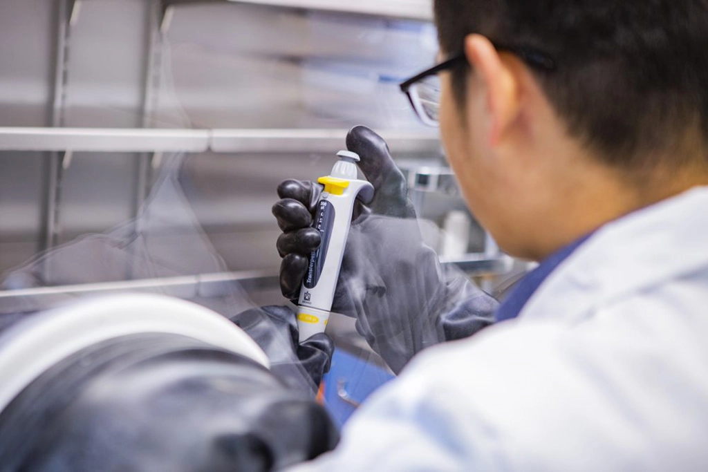 Man working in lab